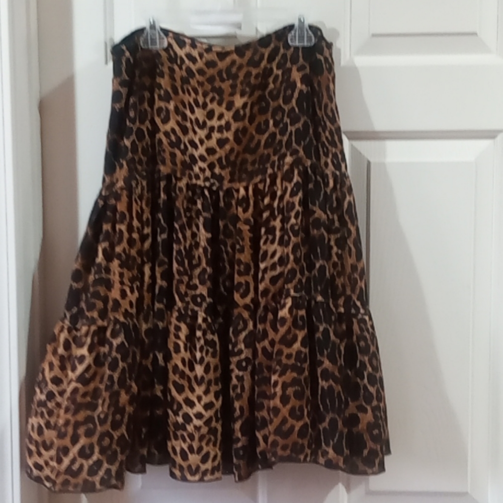 Baranda leopard skirt